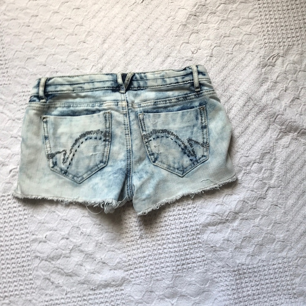 America USA denim shorts. Size 3. Perfect for 4th! - Picture 2 of 2
